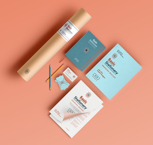 Basic Stationery Mockup Template vol 03