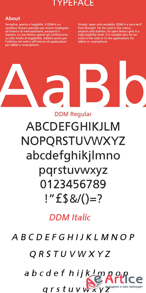 DDM Font Family
