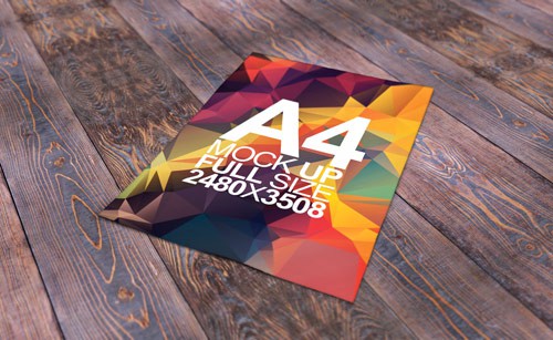 Mock up Template - A4 Paper V2