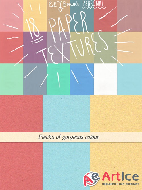 CreativeMarket - 18 Super Duper Paper Textures 2558