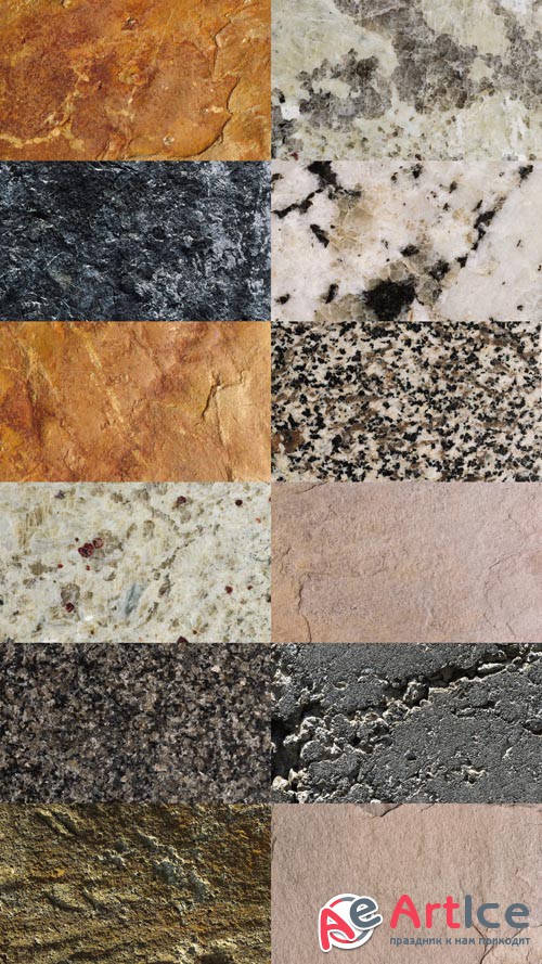Marble Textures Set 6 JPG Files