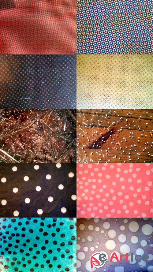 Pop Art & Dots Textures Set 1