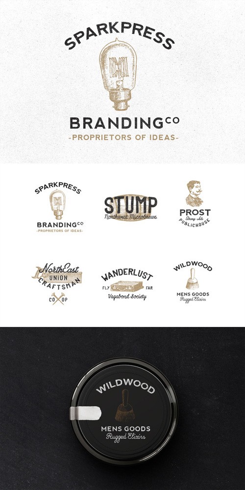 Vintage Americana Logos Volume 2