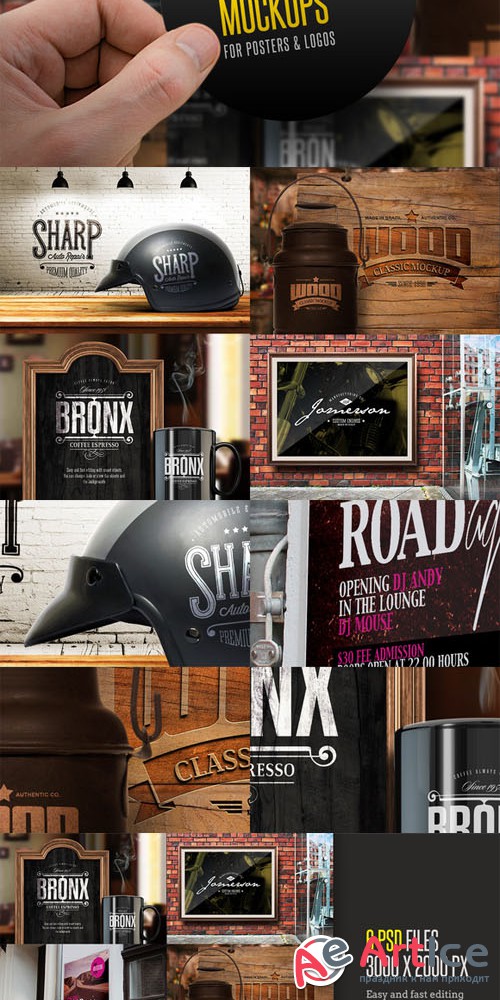 Creativemarket - Alternative Mockups 84588
