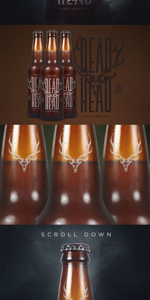 Limited Dark Amber Mock-Up