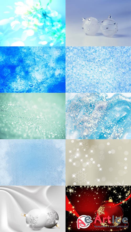 Winter and New Year Backgrounds  JPG Files