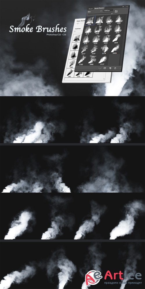 Smoke Brushes - CreativeMarket