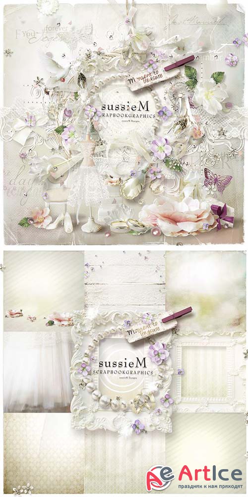Scrap - Moment to Treasure JPG and PNG