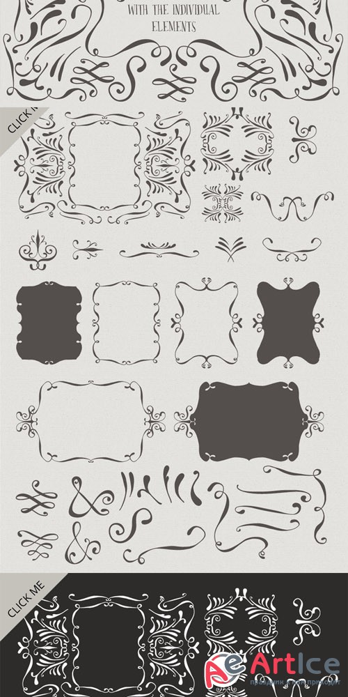 Creativemarket - Hand drawn decorative elements 59889
