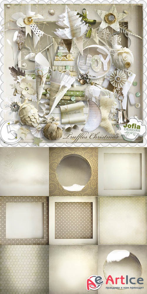 Scrap - Truffles Christmas PNG and JPG
