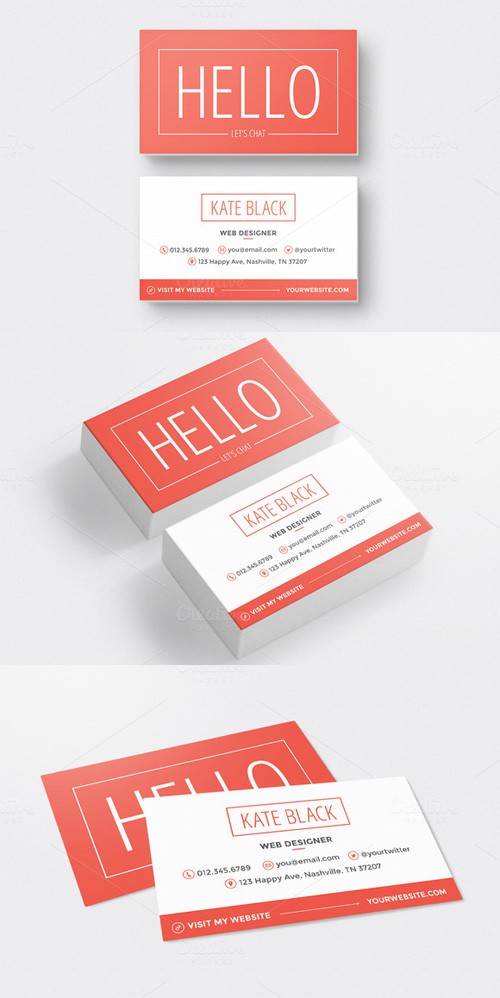 Business Card Template Spark