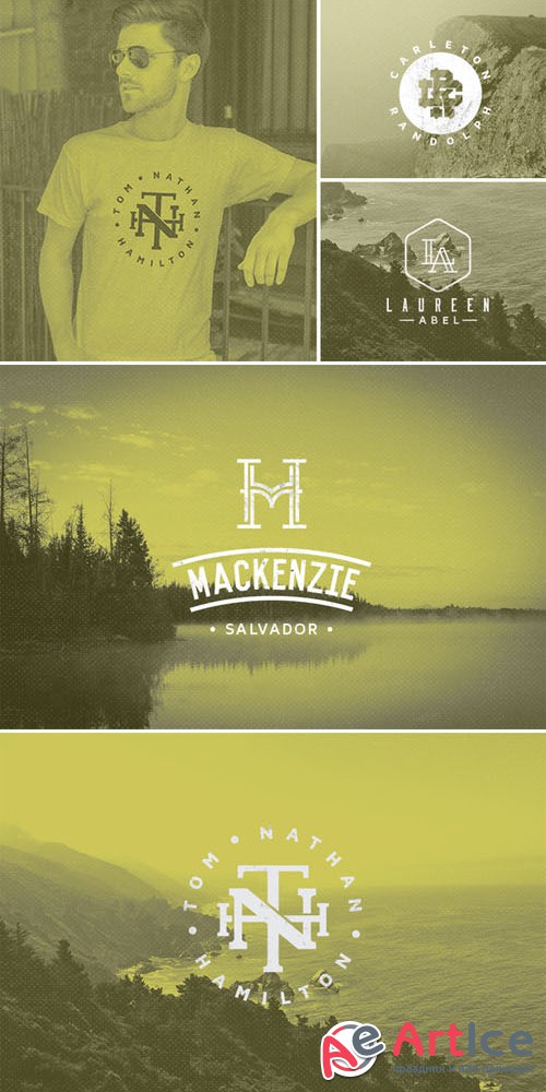 Monogram Pack 0.1 - Creativemarket 95695