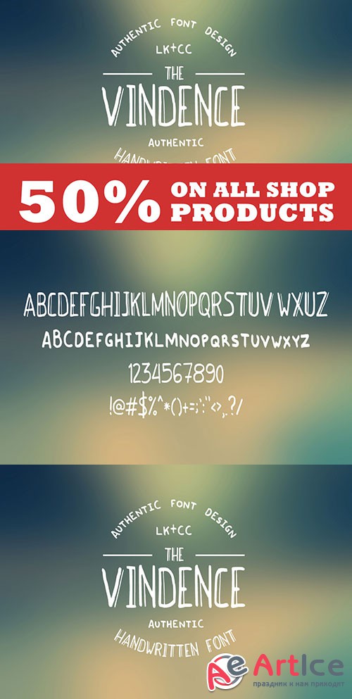 Vindence Handwritten Font