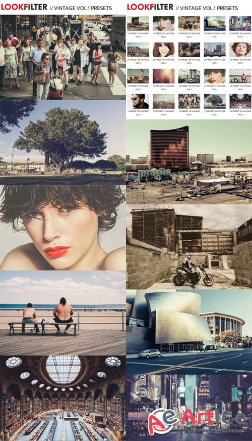 20 Vintage Lightroom Presets Vol.1 - CM 59428