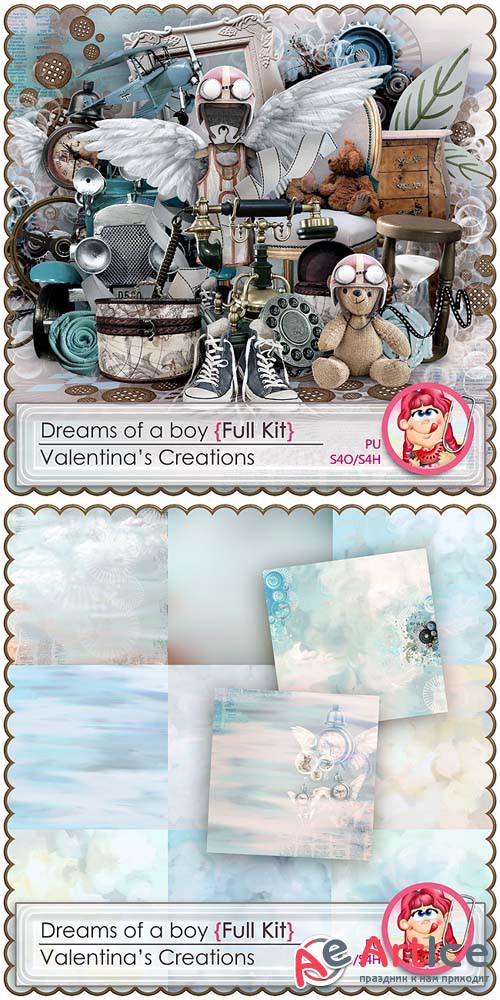 Scrap - Dreams of a Boy PNG and JPG