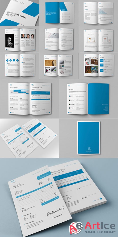 Clean Proposal & Brief Template - CM 76577