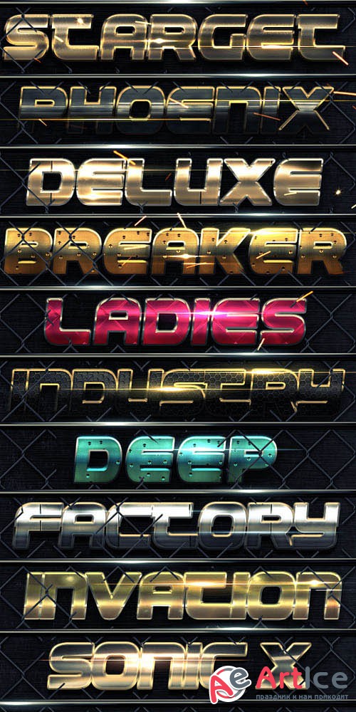 Realistic Metal Text FX  - Graphicriver 3172637