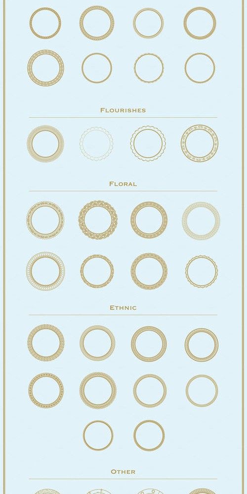 Vector Circle Frames Creator 1