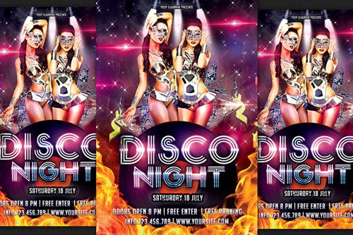 Flyer PSD - Disco Party 