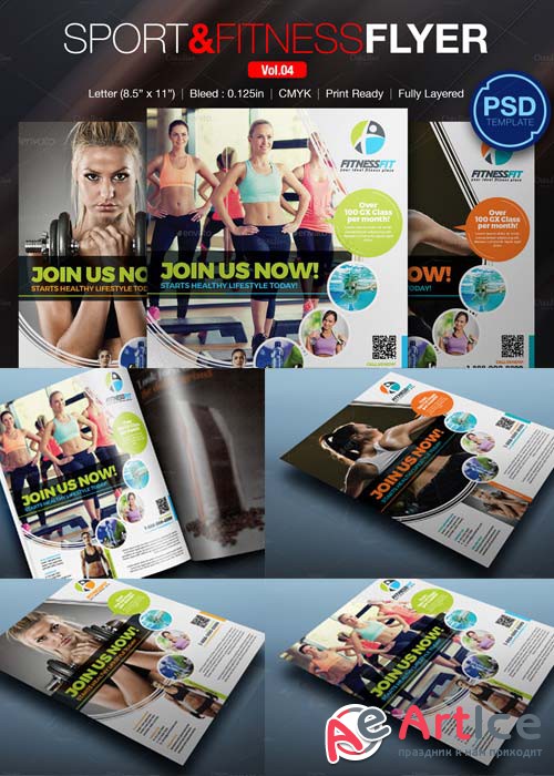 Sport Fitness Flyer Vol.04