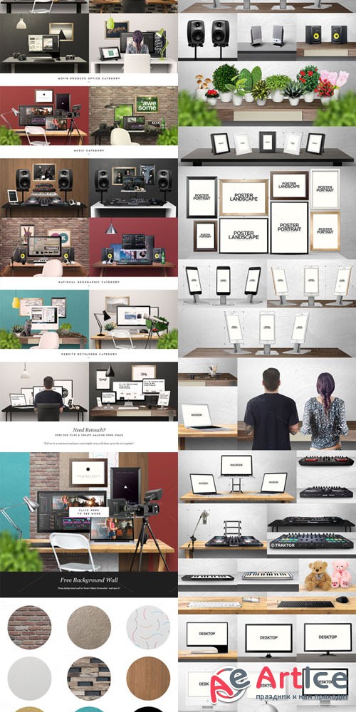 Mockup Display Editor + BONUS - Creativemarket 163455