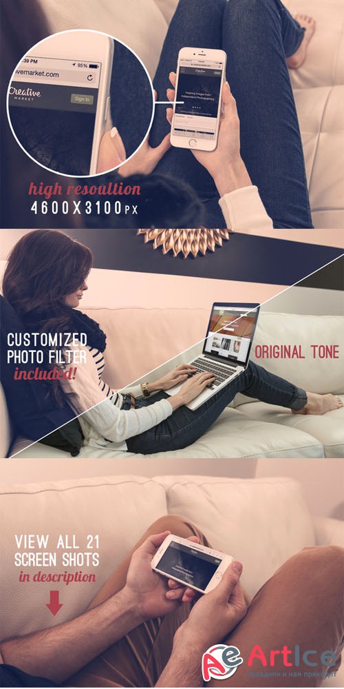21 Around The House Mock-ups Vol.2 - Creativemarket 104604