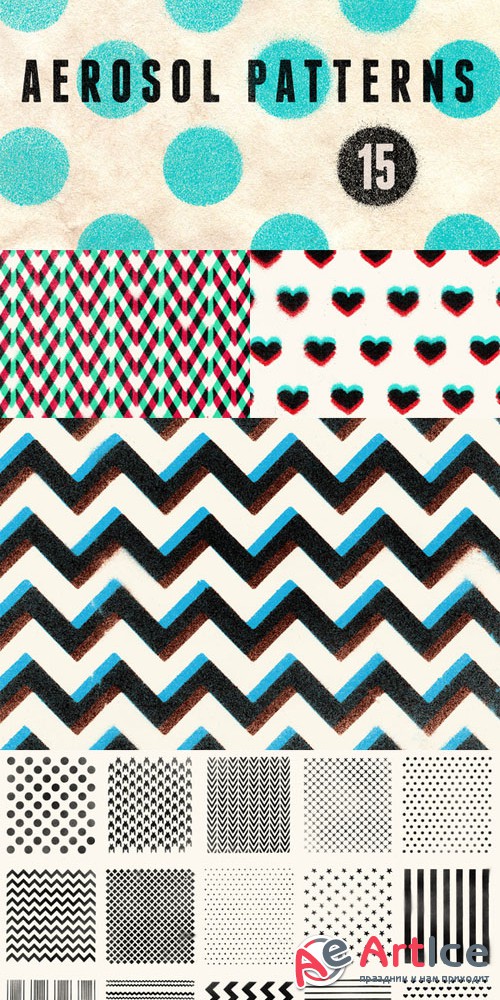 Creativemarket - Aerosol Patterns 13844
