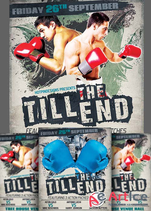 Boxing Flyer Template