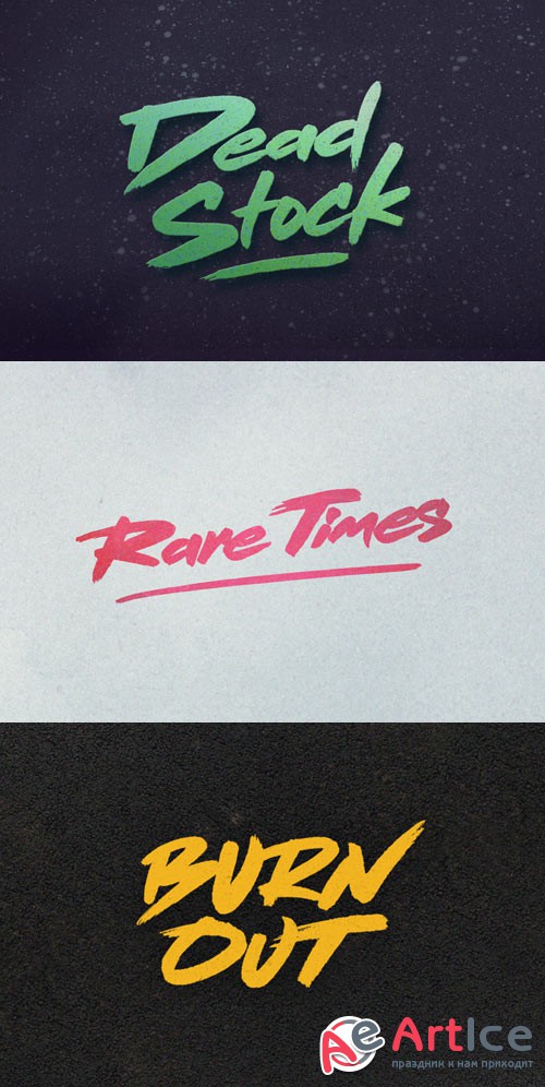 Dead Stock font