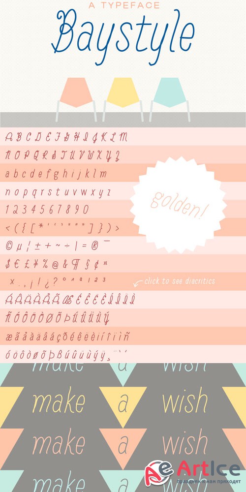 Baystyle typeface font