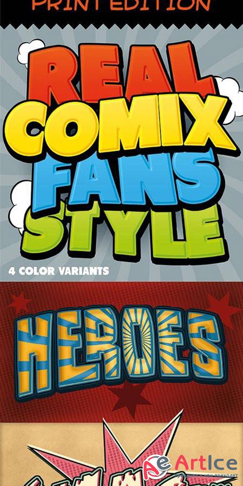 Cartoon and Comic Book Styles