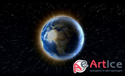 Earth In Space Background