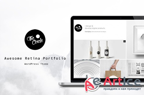 The Circle - Portfolio WP Theme - Creativemarket 406495