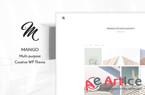 Mango - Portfolio WP Theme - Creativemarket 526443