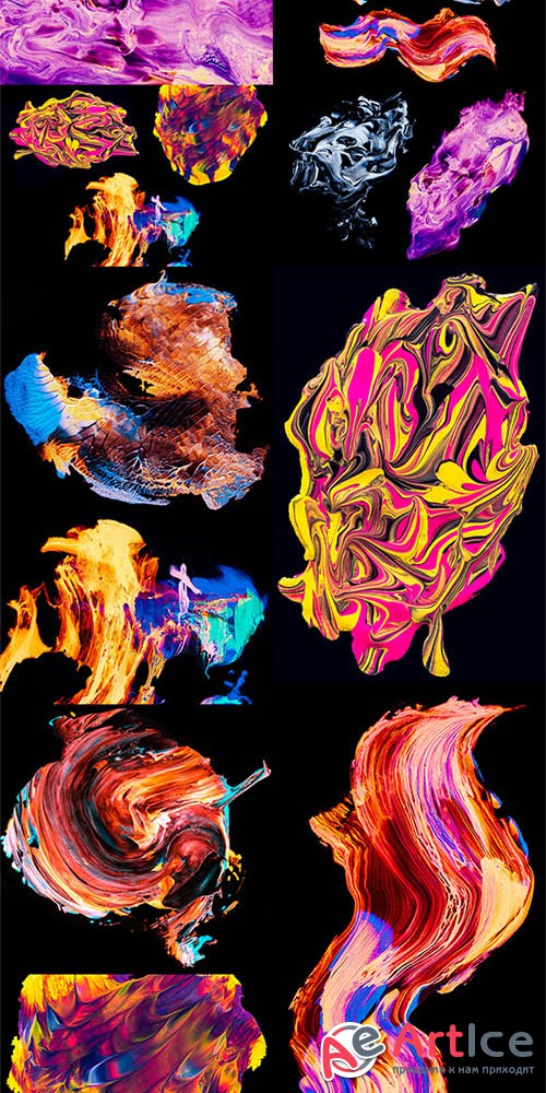 Abstract Paint, Vol. 2 - Creativemarket 487593