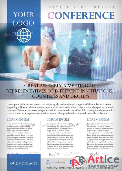 Conference V5 PSD Flyer Template