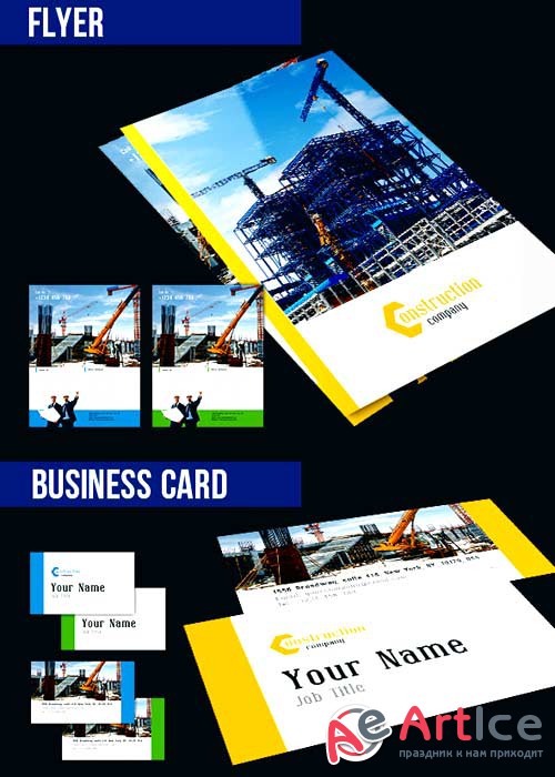 Construction Brochure Pack PSD V3 Template