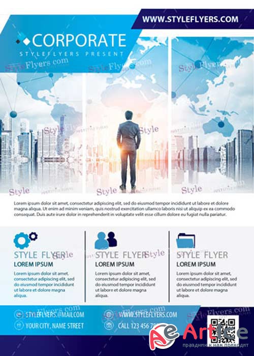 Corporate PSD V25 Flyer Template