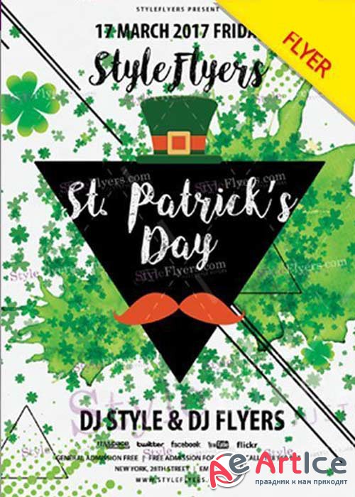 St. Patricks Day V19 PSD Flyer Template
