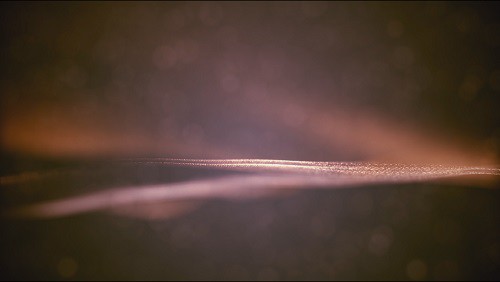 Beautiful cluster of particles forming energy