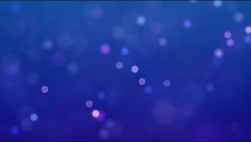 Blue background with small bokeh