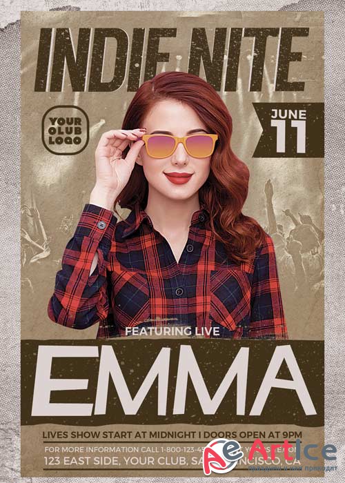 Indie Artist V24 Flyer Template
