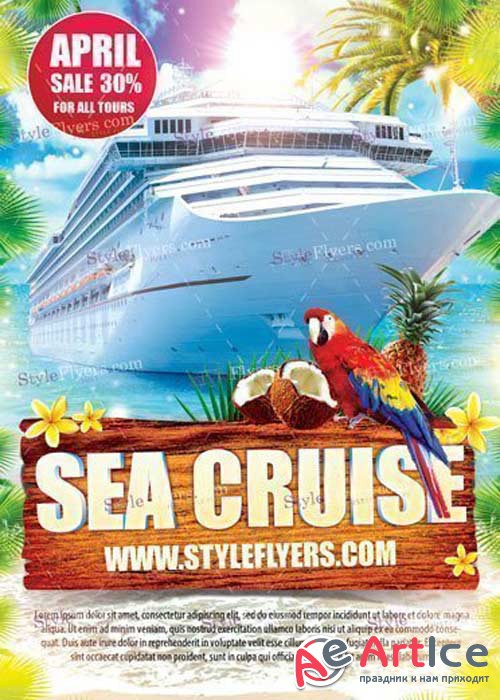 Sea Cruise V22 PSD Flyer Template