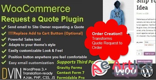 CodeCanyon - WooCommerce Request a Quote v2.57 - 6460218