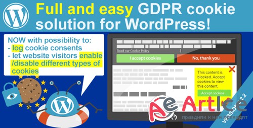 CodeCanyon - WeePie Cookie Allow v3.2.2 - Complete GDPR Cookie Consent Solution for WordPress - 10342528