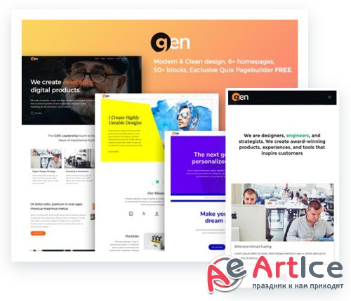 ThemeXpert - Gen v1.2.1 - Joomla Agency Template For Agency And Business