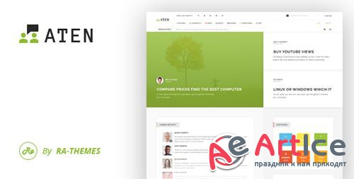 ThemeForest - Aten v1.0 - Intranet & Community PSD Template - 19080769