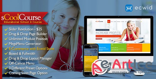 ThemeForest - sCoolCourse - MultiPurpose Educational Template (Update: 18 January 17) - 12875062