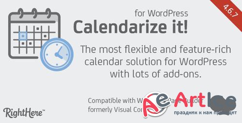 CodeCanyon - Calendarize it! for WordPress v4.6.7.83850 - 2568439