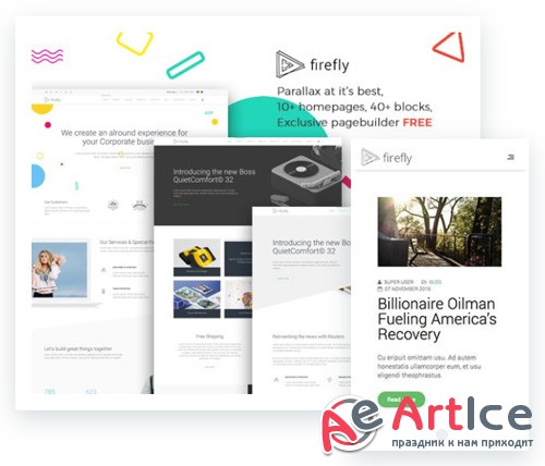ThemeXpert - Firefly v1.9.1 - The Most Advanced Joomla Business Template